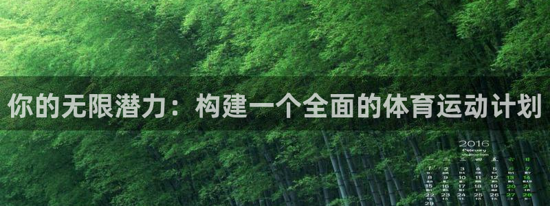 蚂蚁体育营销中心王鹏：你的无限潜力：构建一个全面的体育运动计划